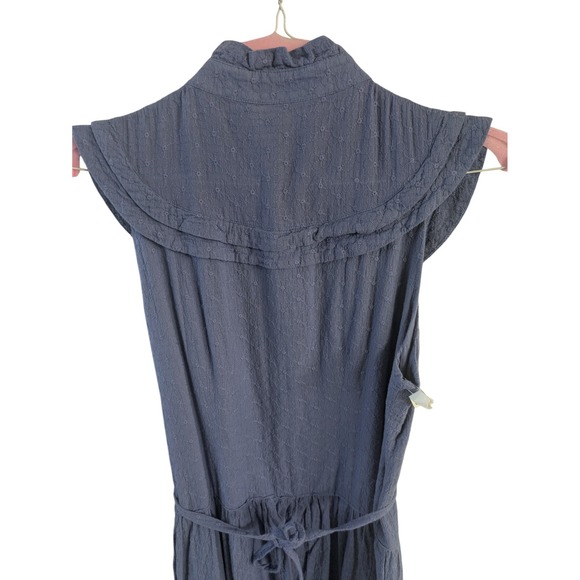 Pamela Love Eyelet Midi Dress & Geometric Woven Sun Hat Bundle Retail $475 - Picture 12 of 13